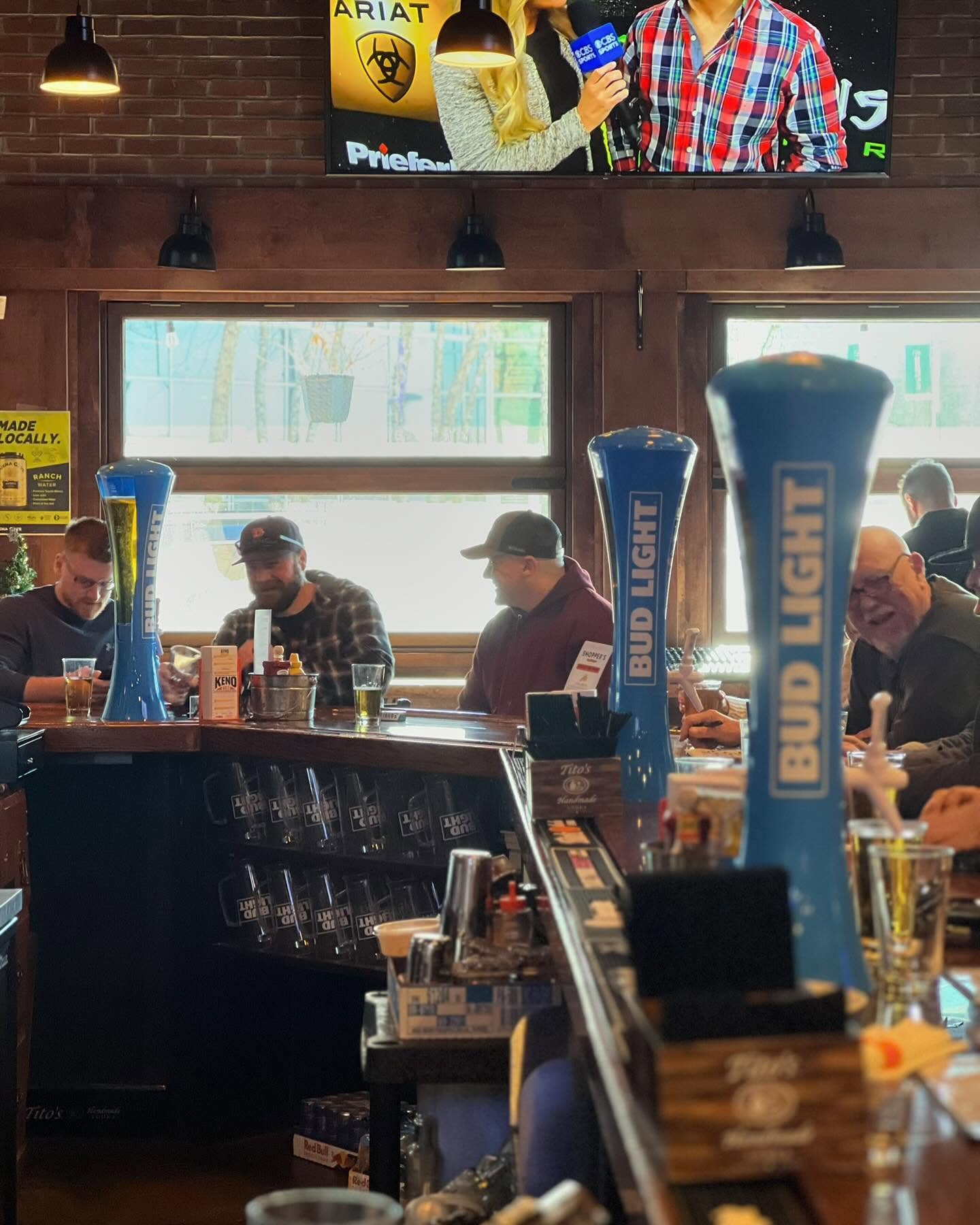 | Shoppers Pub and Eatery Super Sunday is underway  tubes