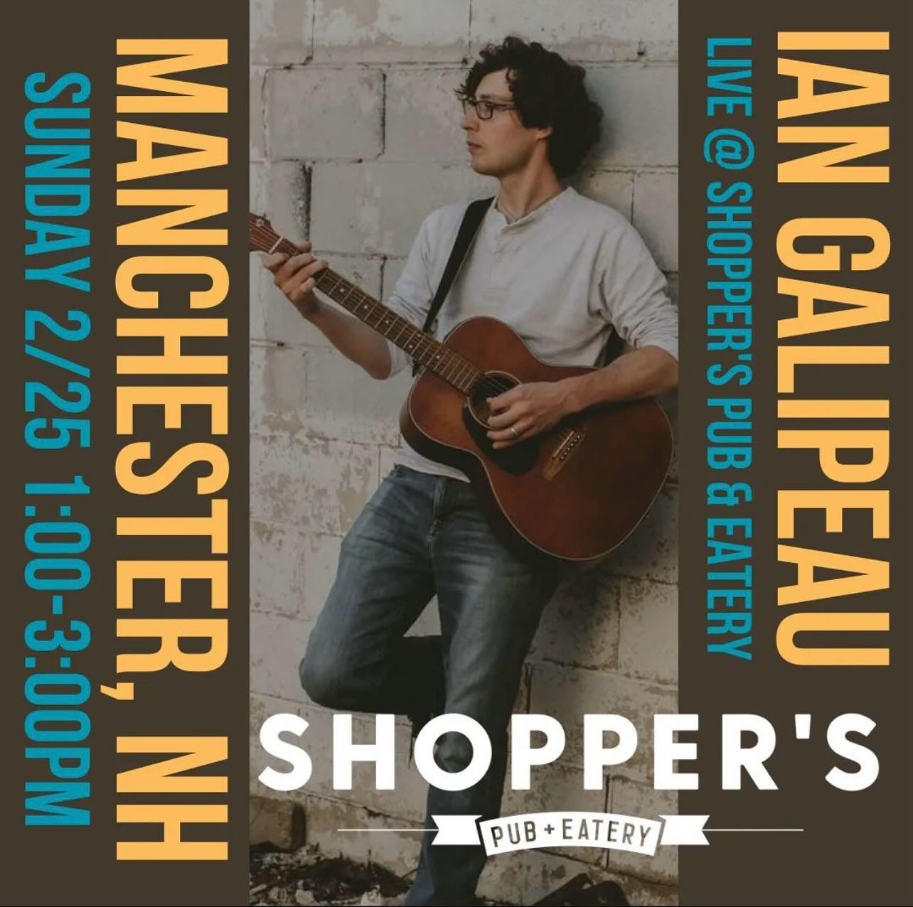 | Shoppers Pub and Eatery iangalipeaumusic live today at 1pm lets have a day