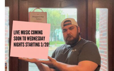 Live music is coming to Wednesday nights! Stay tuned for the line up!