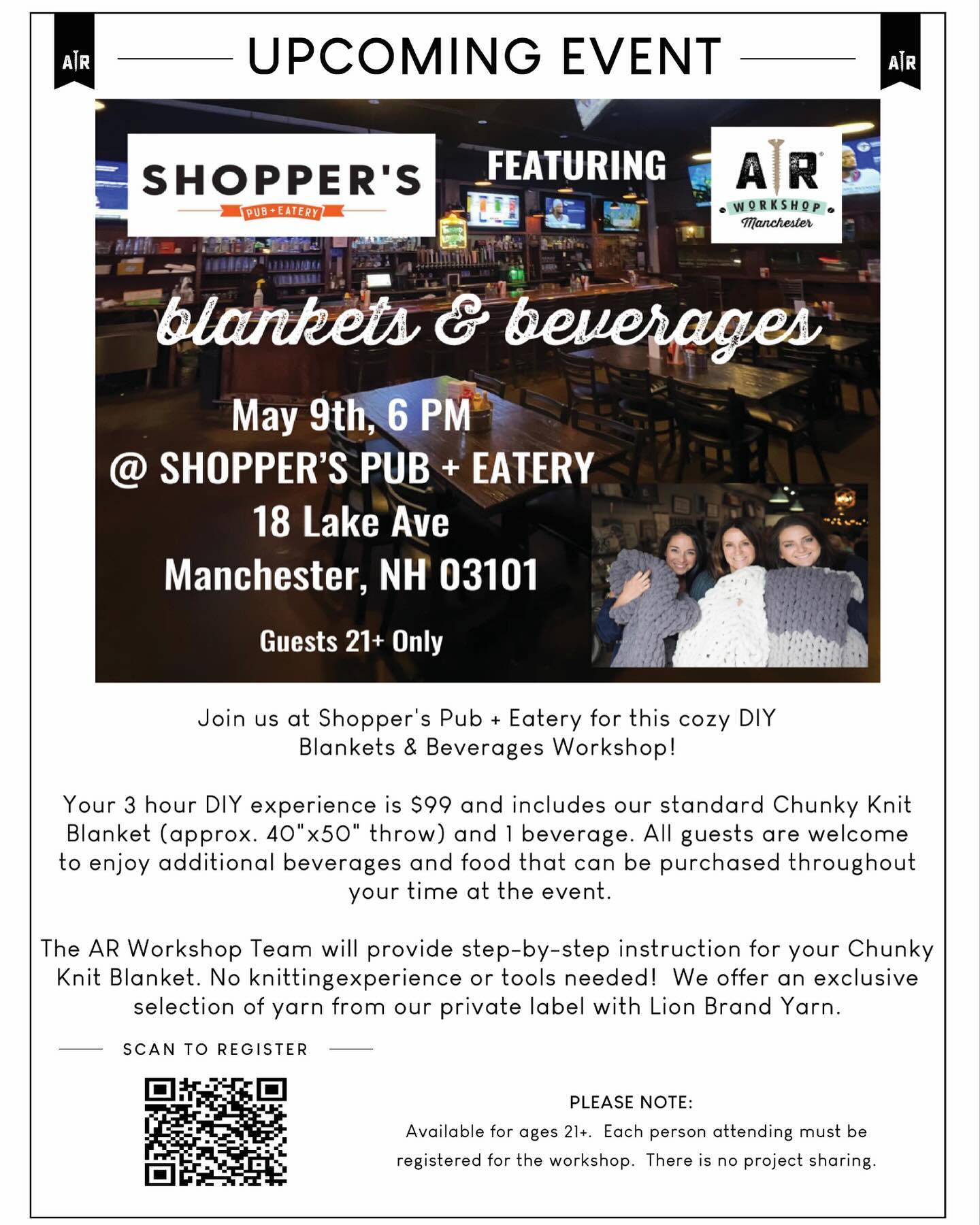 | Shoppers Pub and Eatery Fun stuff coming your way this collab is the coziest thing weve ever done Link in Bio arworkshopmanchester