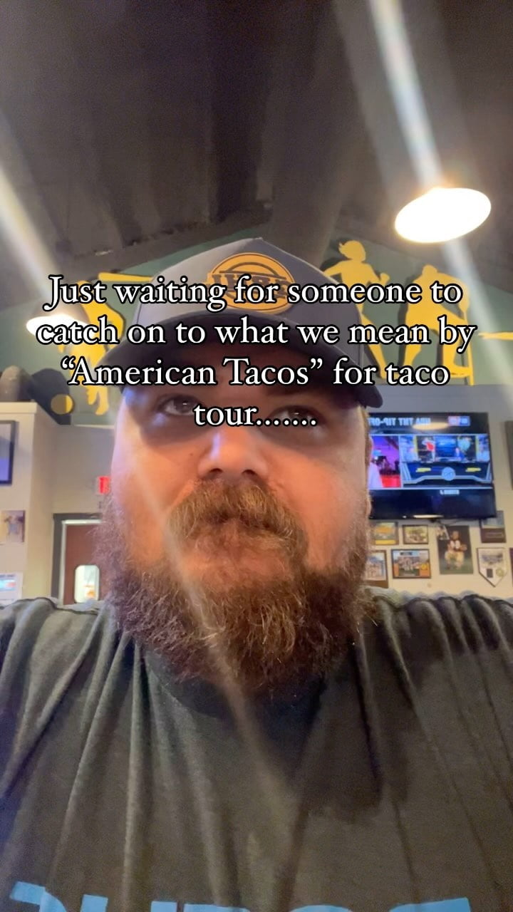 | Shoppers Pub and Eatery Its hotdogs were selling hotdogs for taco tour its the american version of a taco get it like the meat in the shell and the salsa is like the dog in the bun and the ketchup You get it right Ok sweet tacotourmanchester sorry for being a pain in the ass