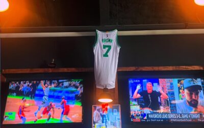 Was going to put the Signed @fchwpo jersey in my collection, but he deserves to be immortalized at the bar. LONG LIVE KING BROWN