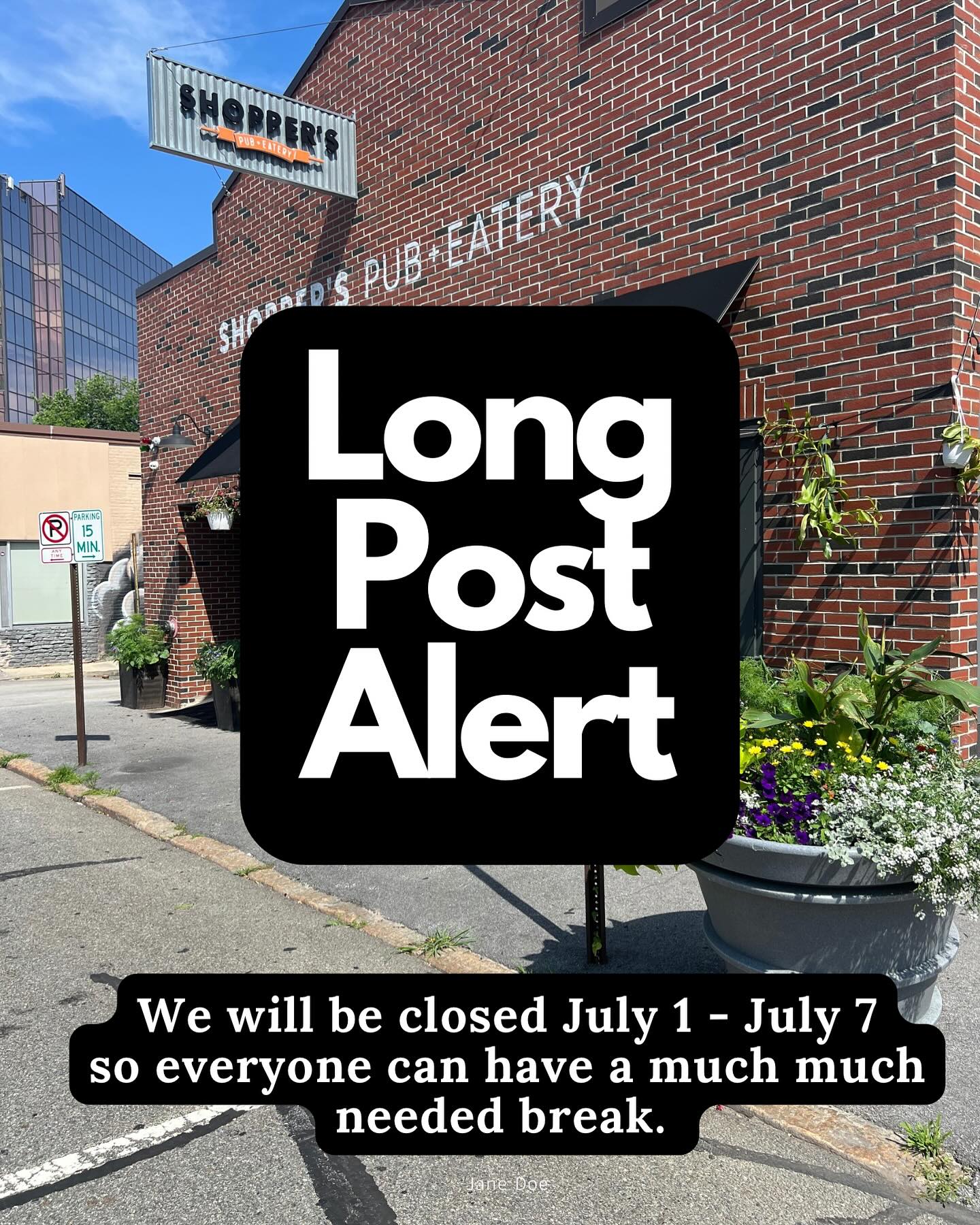 | Shoppers Pub and Eatery 5 years. 5 whole years. July 1, 2019 we officially opened our doors. Obviously when starting a new business (in our case an expansion) you never know what is going to happen. But I’m willing to bet that NO ONE could have prepared us for what we got. COVID sucked. And there was nothing we could do. Luckily with a calm head we decided to use it as a reset and take what we learned from our short period open and adjust. And that really brought us to what we are today. We got to know all of you better, our staff became closer as it re grew. And honestly we wouldn’t trade the way everything happened for the world. Our motto has always been to be a neighborhood pub, it means more than just being that bar down the street. Our Waltham location has grown for the past 87 years, and through that they have seen generation after generation, and that’s what we wanted to be. We strive to get to know you, and your families, we really consider you our friends. So to all of you that constantly support us, to the community that accepted us with open arms, and to the city that continued to transform to help us grow. We thank you. From the bottom of our hearts. Cheers to 5 years and many many more to come.Ps. Still the best pie in Manchester, don’t care what ink links trny said.