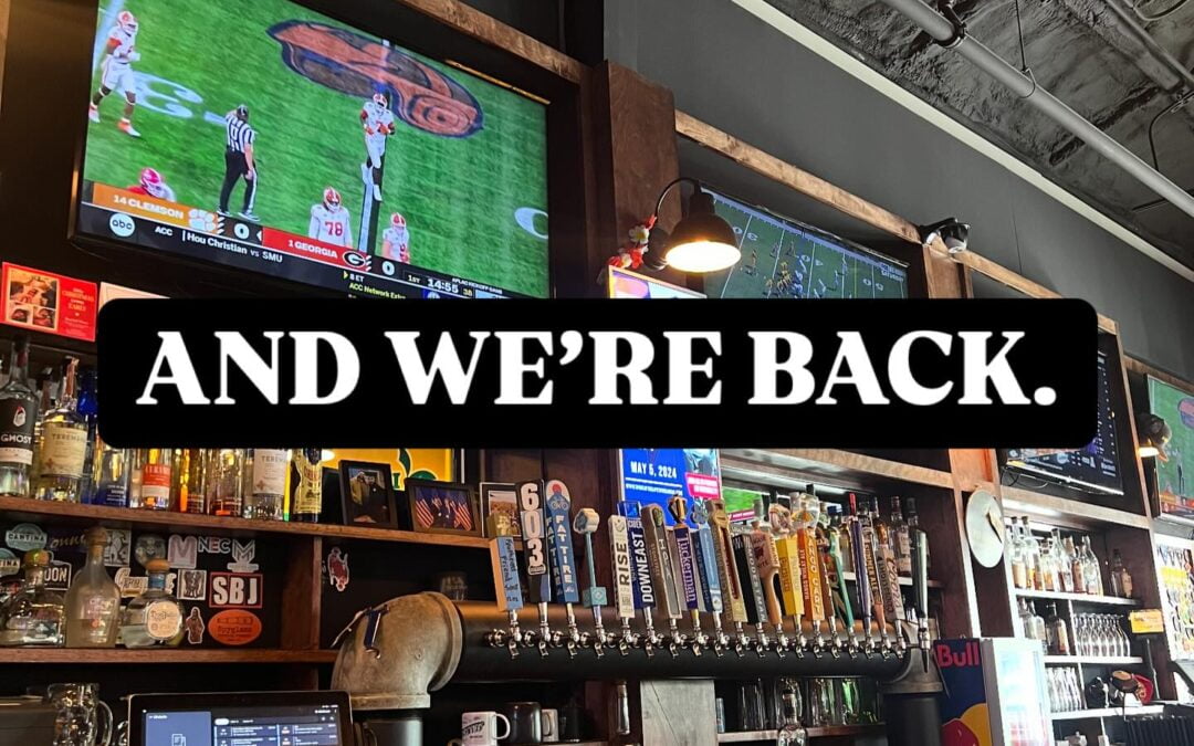 Feels unreal to have football back on the screens.