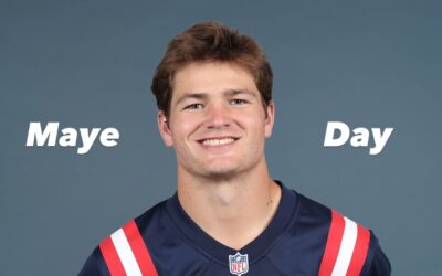 Drake Maye. 6’4. 225lbs. 1pm. It’s Maye Day.