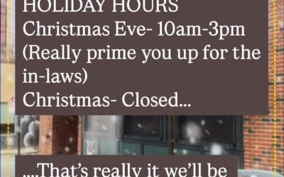 Holiday hours, also if you didn’t know Gucci man made a full Christmas album. Totally worth a listen. It’s so bad it’s good. Merry Chrystler.