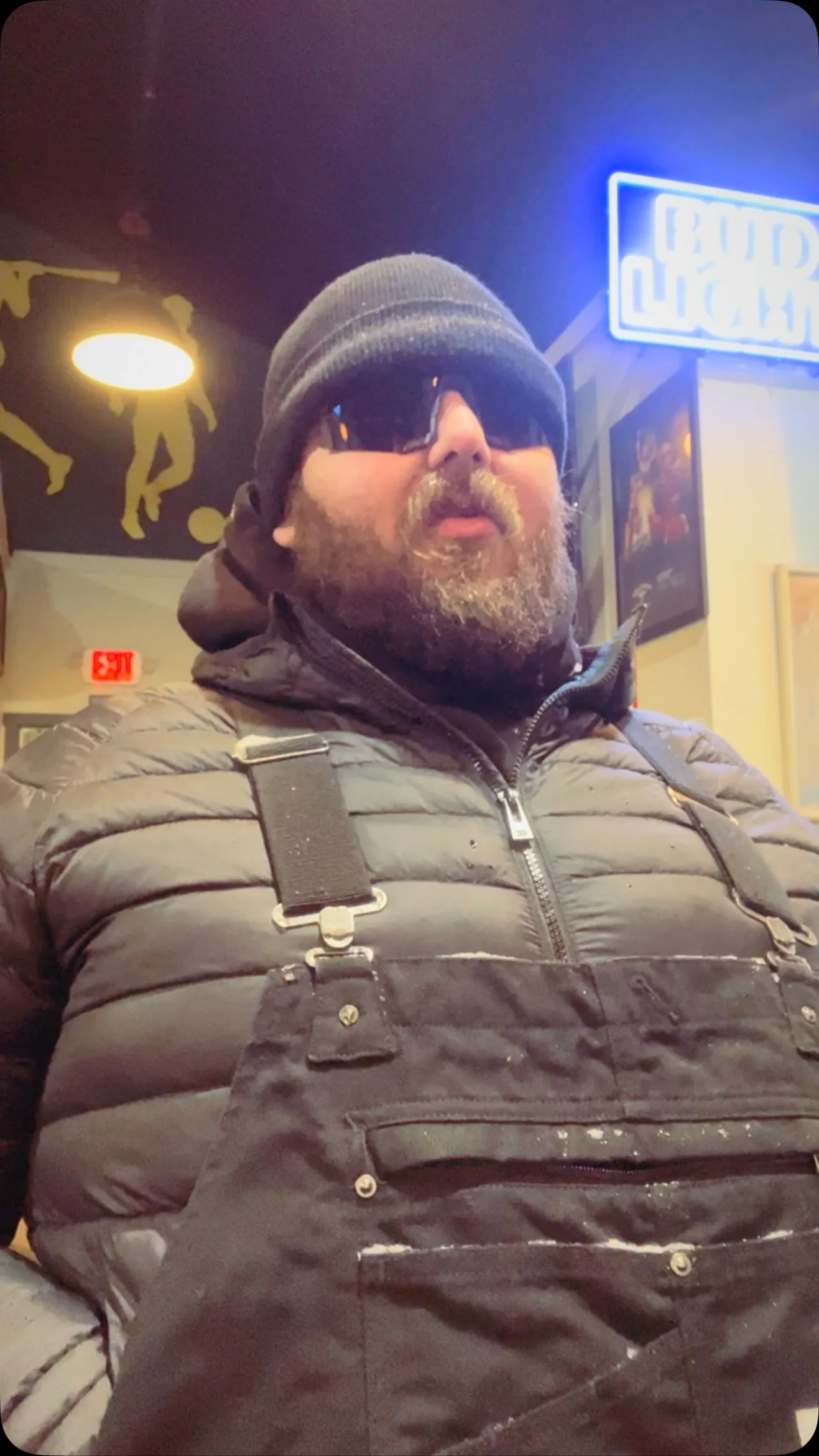 | Shoppers Pub and Eatery Were open tag the weather man dont call