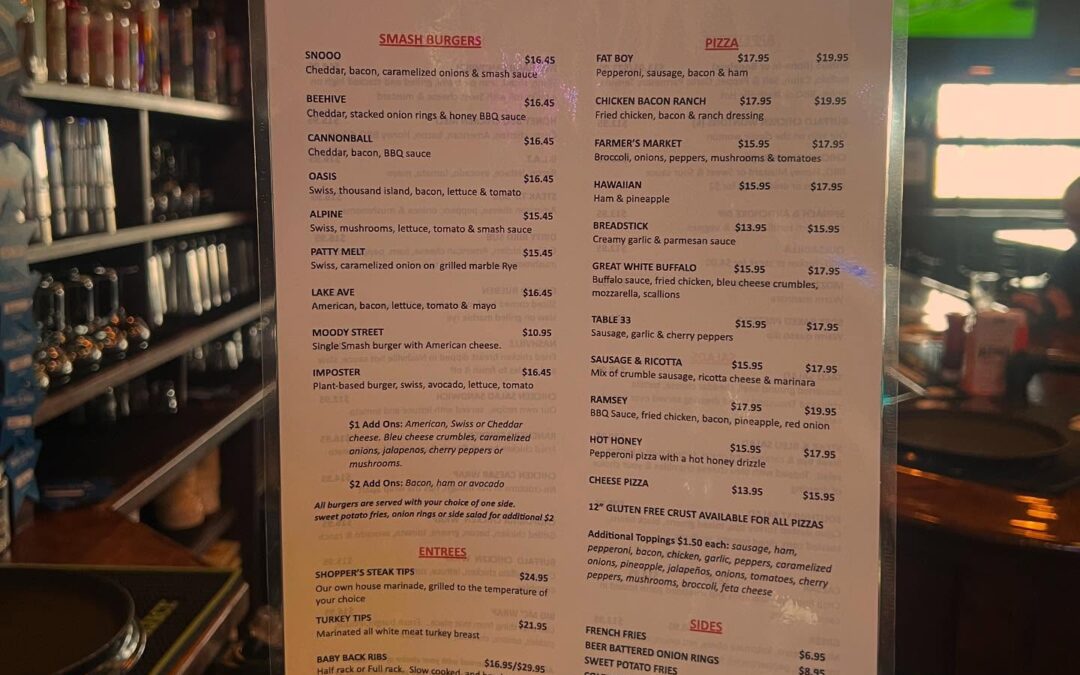 NEW MENU WHO DIS?