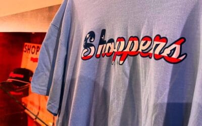 Red, White, and COME GET YOUR MERCH. WERE BACK.