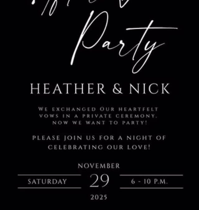 To our beloved shoppers regulars and fans, we officially invite you to party with us! Next Saturday 11/29/25 from 6-10! Don’t worry about a present just bring yourself and get ready to have a good time.