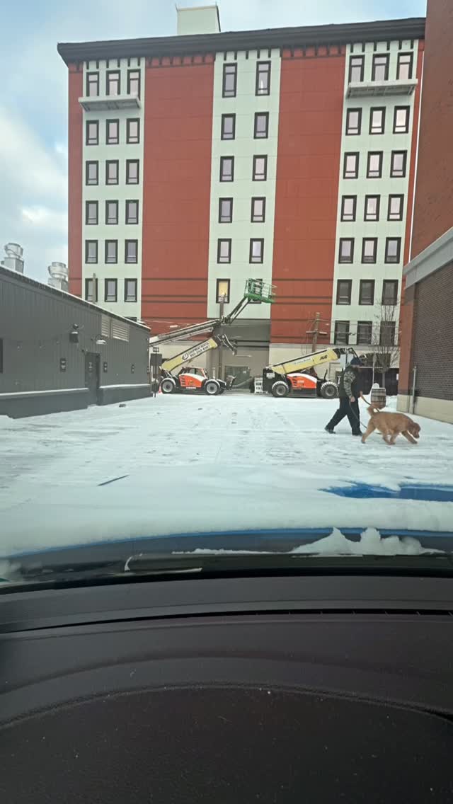 We had a plow guy last year, and then he just stopped showing up, how your doing well bud. ANYWAYS, since that day Frank and I been doing it by hand, hence why it looks like shit. But if you know someone who wants to pick up an account I’d thank them for it.