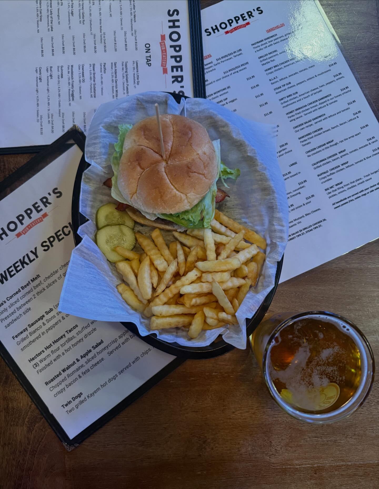 Not a hot dog. C’s at 8pm